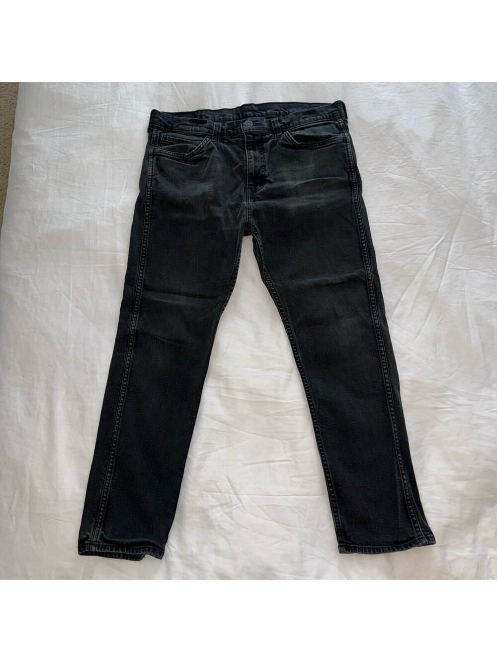 Levi's Men's Washed Black Slim Fit Jeans 508 Size 34x29